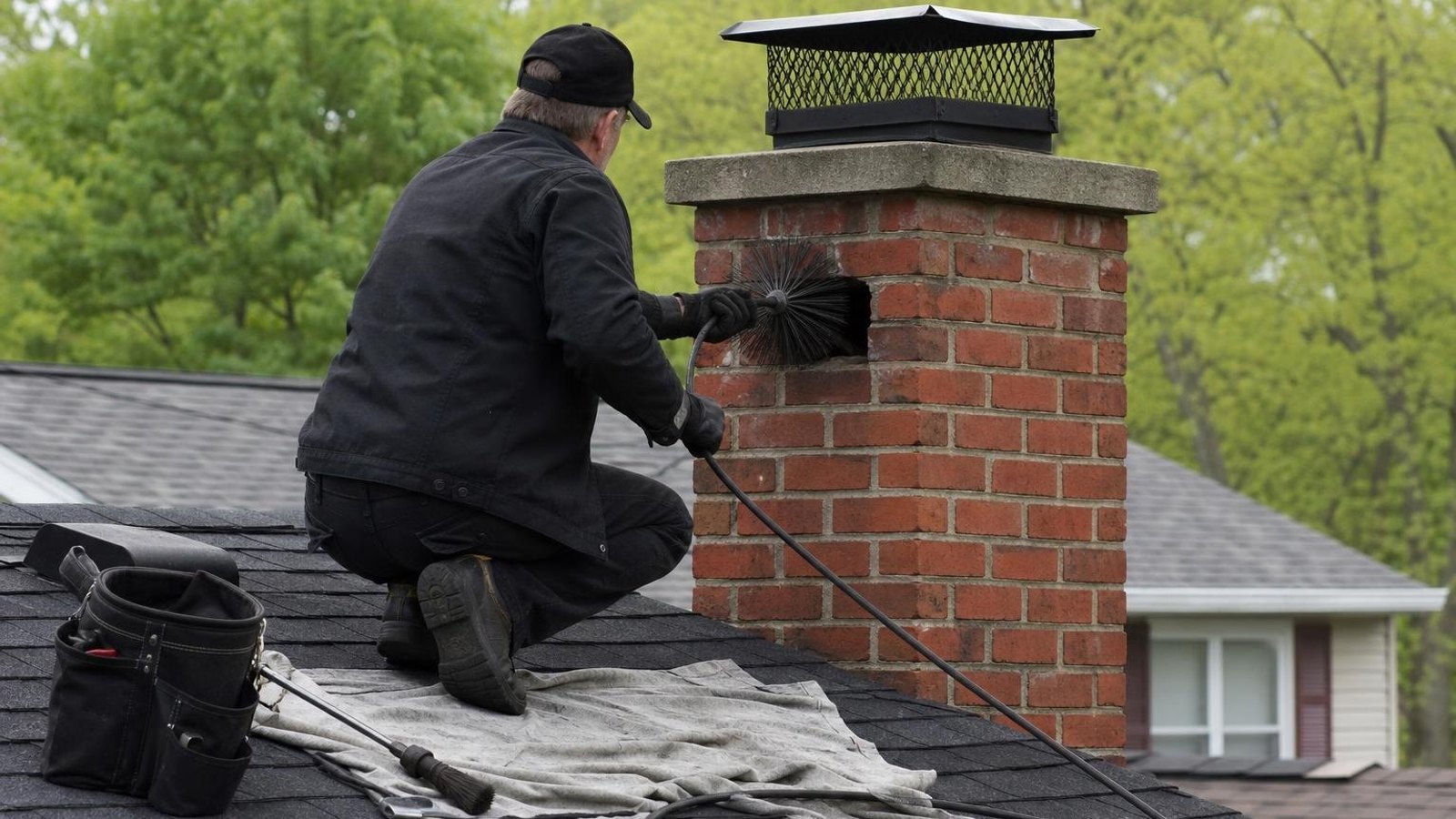 Local chimney sweep & inspection for Greenwood homes